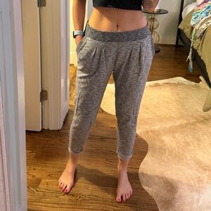 Victoria secret Gray Jogger Pants with Heathered Texture size M